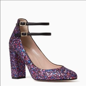 Kate Spade ♠️ banera glitter heels